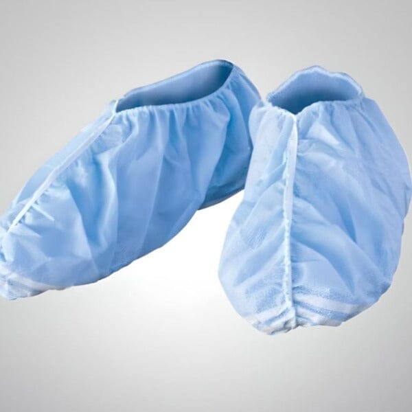 Medline Shoe Cover Coated Large Non-Skid Medium Weight Case of 300 Shoe Covers Other Medline