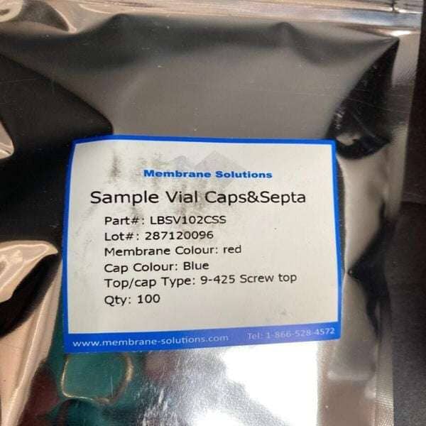 Membrane Solution Autosampler Vial 2 ml with Septa Cap 100 Vials Lab Consumables::Tubes, Vials, and Flasks Membrane Solutions