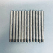 Merit Brass 316 Steel Pipe Nipple 1/2 x 6 in. Single Side Threaded SCH 40 Pack of 12 Pipe Nipples Merit Brass