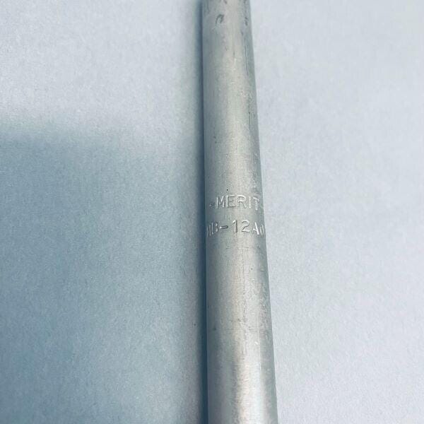 Merit Brass 316 Steel Pipe Nipple 1/2 x 6 in. Single Side Threaded SCH 40 Pack of 12 Pipe Nipples Merit Brass