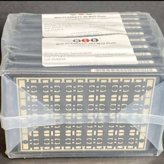 Meso Scale Discovery Multi-Array 96 and 384 Well Plates Total of 8 Sector Plates Lab Consumables::Storage and Culture Plates Meso Scale Discovery