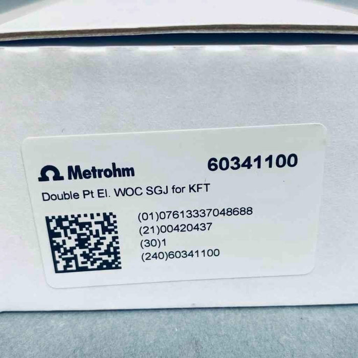 Metrohm Double Pt-Wire Electrode for KFT Coulometry 12 mm Other Medical & Lab Equipment Metrohm