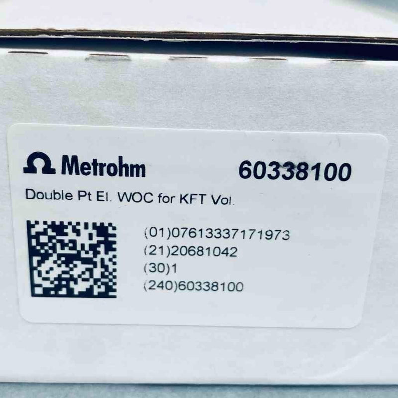 Metrohm Double Pt-Wire Electrode for KFT Volumetry Other Test Meters & Detectors Metrohm