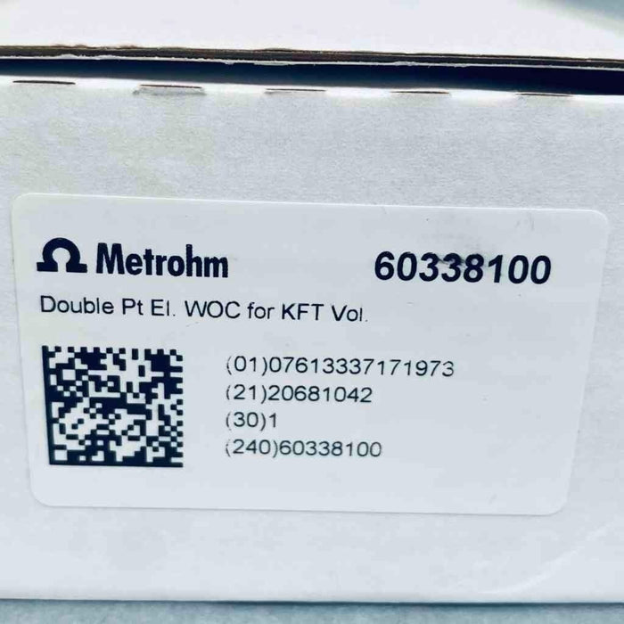 Metrohm Double Pt-Wire Electrode for KFT Volumetry Other Test Meters & Detectors Metrohm