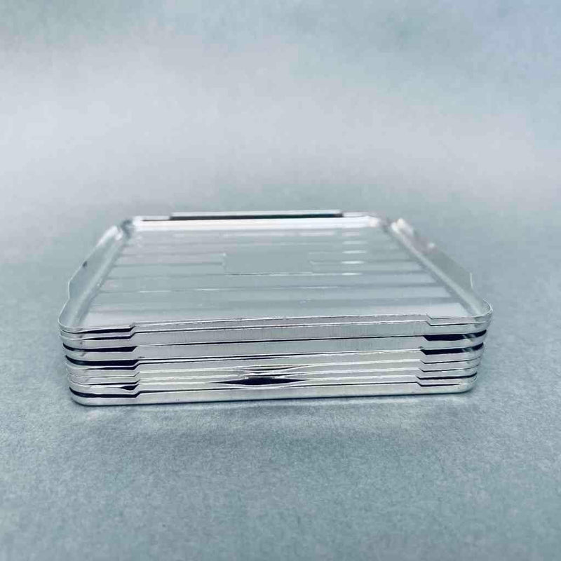 Mettler Toledo 3 x 3 in Aluminum Weigh Containers - Box of 10 Trays Other Mettler Toledo