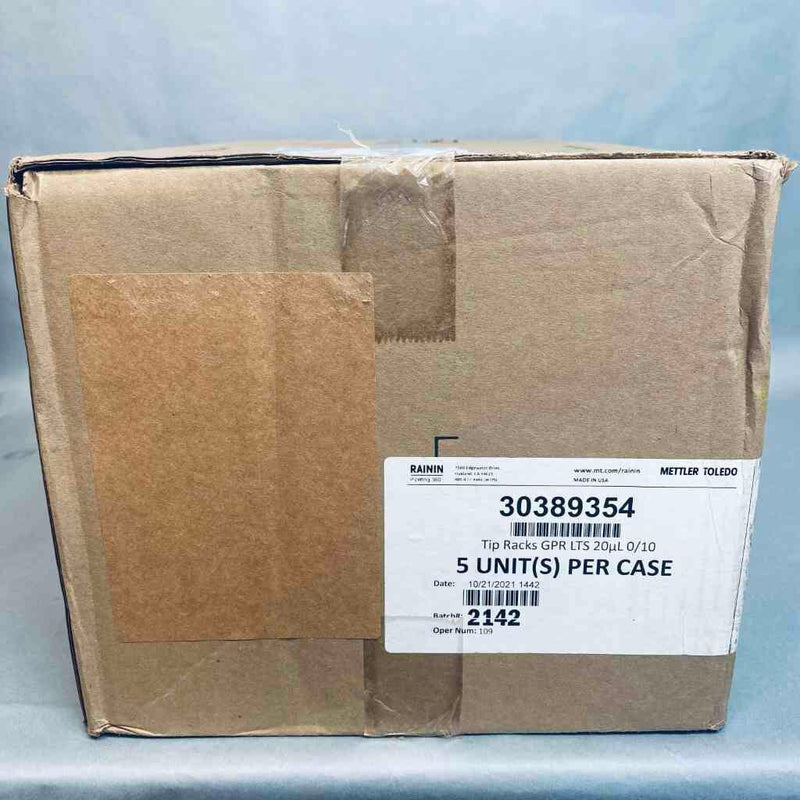 Mettler Toledo Empty Refill Rack GPR LTS for 20 ul Pipette Tips 0/10 Case of 50 Racks Pipets & Pipette Tips Mettler Toledo
