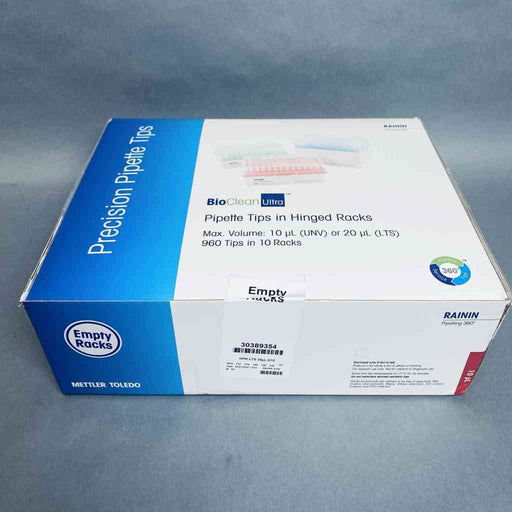 Mettler Toledo Empty Refill Rack GPR LTS for 20 ul Pipette Tips 0/10 Case of 50 Racks Pipets & Pipette Tips Mettler Toledo