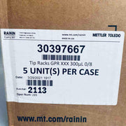 Mettler Toledo Empty Refill Rack GPR Universal Tip 300 ul 0/8 Case of 40 Racks Pipets & Pipette Tips Mettler Toledo