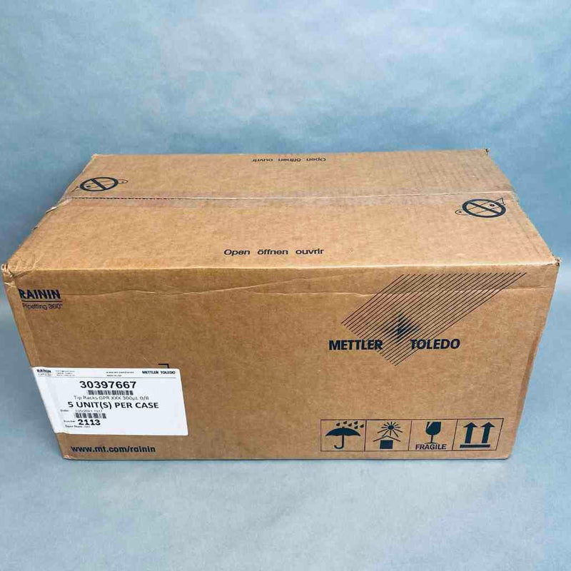Mettler Toledo Empty Refill Rack GPR Universal Tip 300 ul 0/8 Case of 40 Racks Pipets & Pipette Tips Mettler Toledo