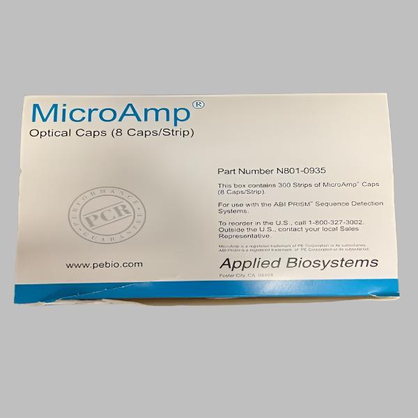 MicroAmp 8-Cap Strip Dome Cap 240 Strips Lab Consumables::Tubes, Vials, and Flasks Applied BioSystems