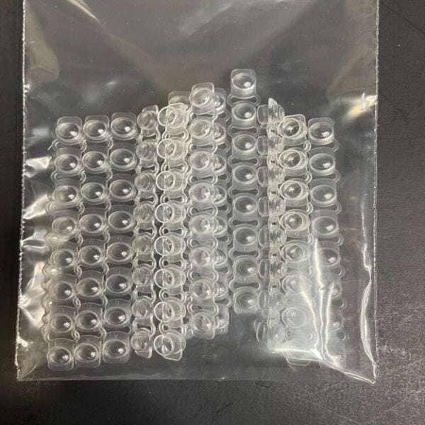 MicroAmp 8-Cap Strip Dome Cap 240 Strips Lab Consumables::Tubes, Vials, and Flasks Applied BioSystems