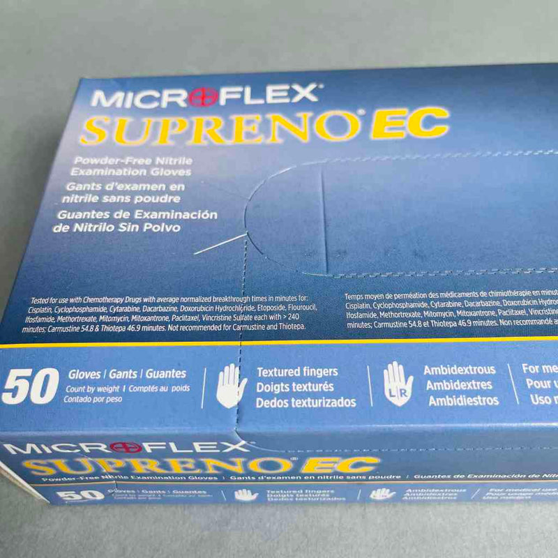 MicroFlex Nitrile Gloves Medium Supreno 4 Boxes of 50 Gloves Each Disposable Gloves Microflex