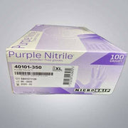 MicroGrip Nitrile Gloves Extra Large Purple 5 Boxes of 100 Gloves Each Other MicroGrip