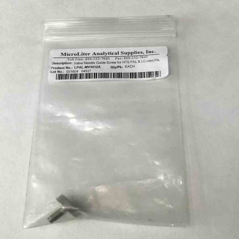 Microliter Valve Needle Guide Screw for HTS PAL and LC-Mini PAL Autosamplers Microliter