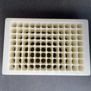 Micronic Tube Rack Comorack-96 Blue Label White Lid Barcoded Set of 5 Racks Lab Consumables::Tubes, Vials, and Flasks Micronic