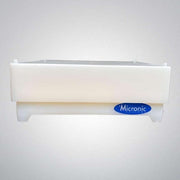 Micronic Tube Rack Comorack-96 Blue Label White Lid Barcoded Set of 5 Racks Lab Consumables::Tubes, Vials, and Flasks Micronic