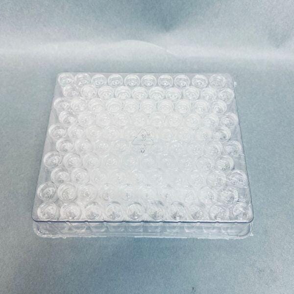 MicroSolv Maximum Recovery Vial Clear Glass 9 mm Screw Top 1.2 ml Pack of 100 Vials Vials MicroSolv