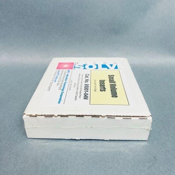 MicroSolv Small Volume Glass Insert 6 x 29 mm 200 ul Pack of 100 Inserts Glassware MicroSolv