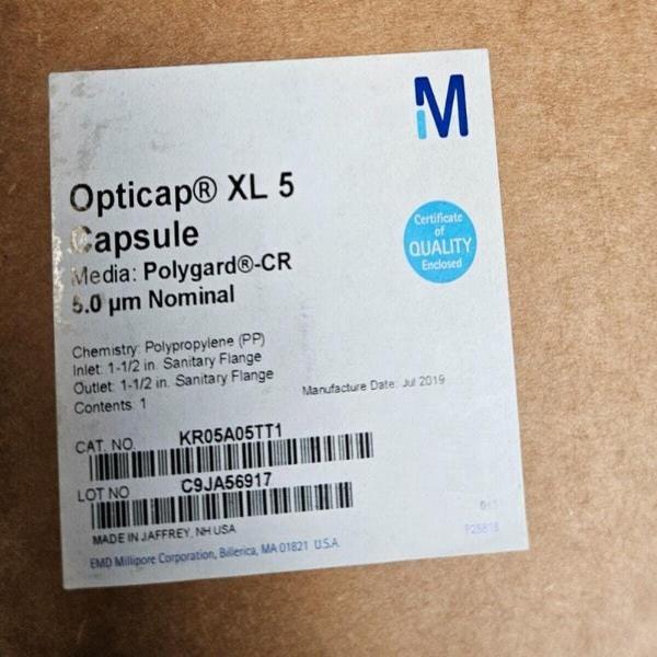 Milipore KR05A05TT1 Filter Capsule Opticap XL 5 Polygard 5 um Filters Millipore