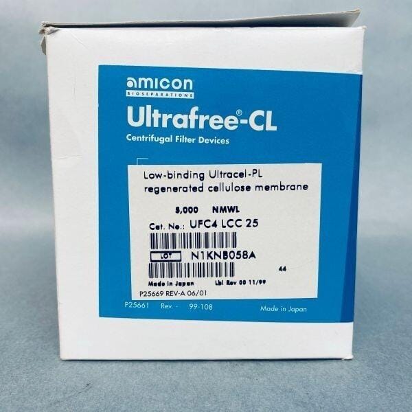 Millipore Amicon Ultrafree-CL Centrifuge Filter Regenerated Cellulose Pack of 20 Chromatography Columns & Reservoirs Millipore