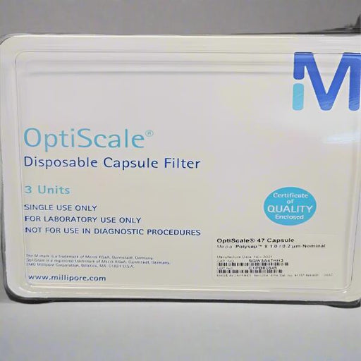 Millipore Capsule Filter OptiScale 47 Sealed 3 Filters SGW3A47HH3 Filters Millipore