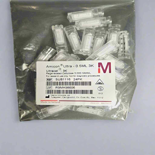 Millipore Centrifuge Filter 15 ml Amicon Pro with Ultra-0.5 Device 12 Filters Filters Millipore