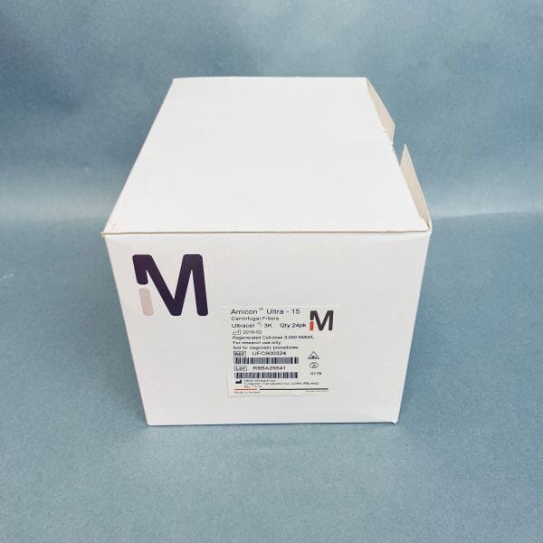Millipore Centrifuge Filter 15 ml Amicon Ultra-15 Ultracel 3 kDa Pack of 18 Filters Millipore