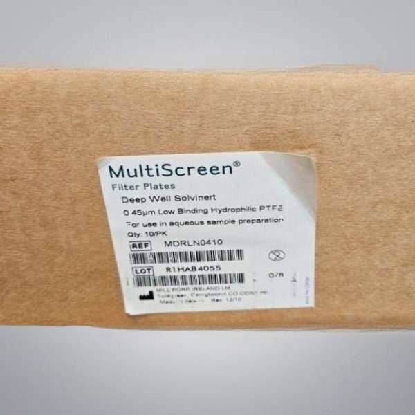 Millipore Filter Microplate 96 Well 0.45 um Deep Well Solvinert 10 Filter Plates Filters Millipore