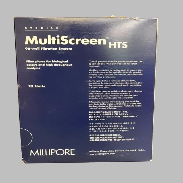 Millipore Filter Microplate 96 Well 1.2 um Indiv Sealed 8 Plates Filters Millipore