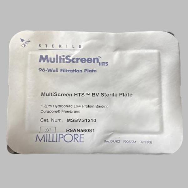 Millipore Filter Microplate 96 Well 1.2 um Indiv Sealed 8 Plates Filters Millipore