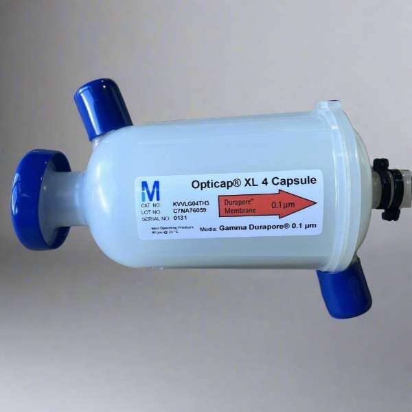 Millipore Filter Opticap XL4 0.1 µm Inline 1.5 Tri-Clamp - 9/16 Hose Barb Filters Millipore