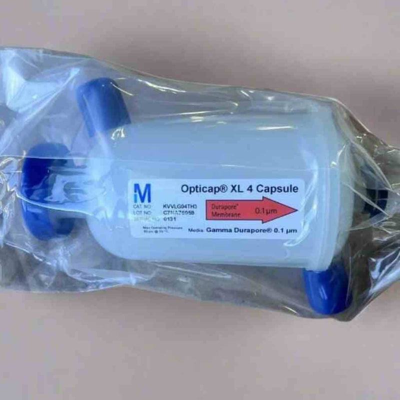 Millipore Filter Opticap XL4 0.1 µm Inline 1.5 Tri-Clamp - 9/16 Hose Barb Filters Millipore