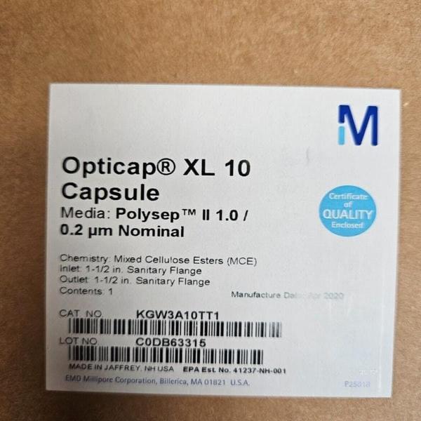 Millipore KGW3A10TT1 Filter Capsule Opticap XL 10 Polysep II 0.2 um Filters Millipore