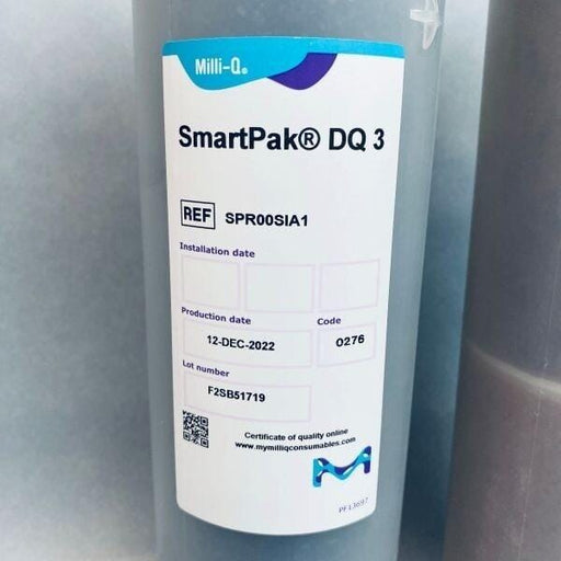 Millipore Milli-Q SmartPak DQ3 Purification Pack for use with Direct-Q 3 Systems Filters Millipore