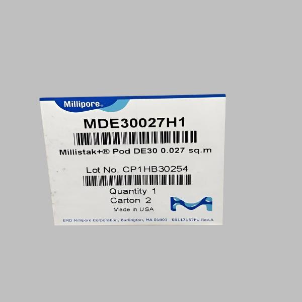 Millipore Millistak Pod Depth Filter 27 cm2 Sealed Package MDE30027H1 Filters Millipore