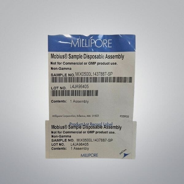 Millipore Mobius Mix Sample Disposable Assembly 500L Single Use — Life ...