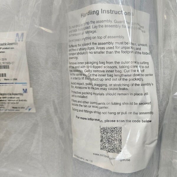 Millipore Mobius Sample Disposable Assembly Lab Equipment::Bioreactors & Fermenters Millipore