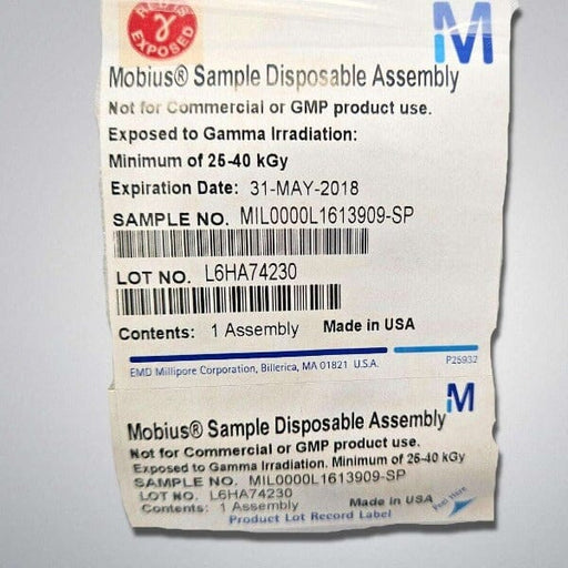 Millipore Mobius Sample Disposable Assembly Lab Equipment::Bioreactors & Fermenters Millipore