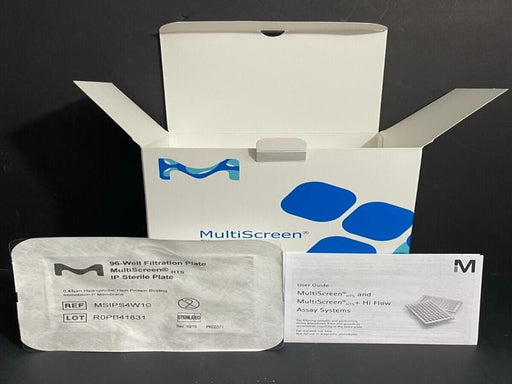Millipore MulitScreen Filter Plate 96 Well 0.45um PVDF Pack of 10 Filter Plates Filters Millipore