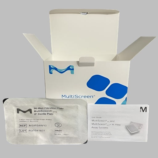 Millipore MulitScreen Filter Plate 96 Well 0.45um PVDF Pack of 10 Filter Plates Filters Millipore