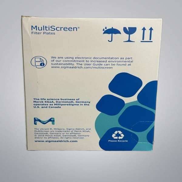 Millipore MultiScreen Filter Plate 96 Well 0.45um PVDF Pack of 10 Filter Plates Filters Millipore
