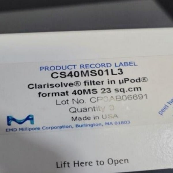 Millipore Pod Depth Filter Clarisolve 40 um 23 cm2 Case of 3 Filters Filters Millipore