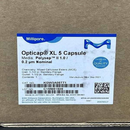 Millipore Polysep II Opticap XL 5 Capsule MCE .2 um Filters Millipore