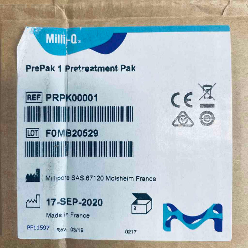 Millipore Prepak 1 Pretreatment Pack 0.5 um for Reverse Osmosis System Filters Millipore