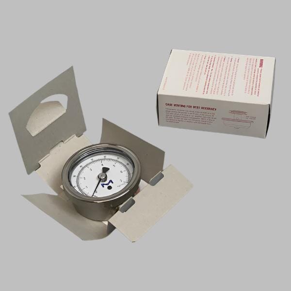 Millipore Pressure Gauge 1/4 NPT 0-100 psi Stainless Steel Other Medical & Lab Equipment Millipore
