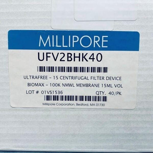 Millipore Ultrafree Centrifugal Filter Device 15 ml Biomax 100 k NMWL Lot of 37 Filters Centrifuge Tubes Millipore