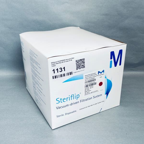 Millipore Vacuum Filter Tubes Steriflip 50 ml Case of 25 Filter Tubes Filters Millipore