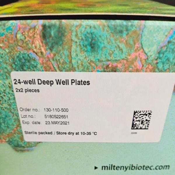 Miltenyi Biotec Microplate 24 well Deep Well 6 Plates Lab Consumables::Storage and Culture Plates Miltenyi Biotec