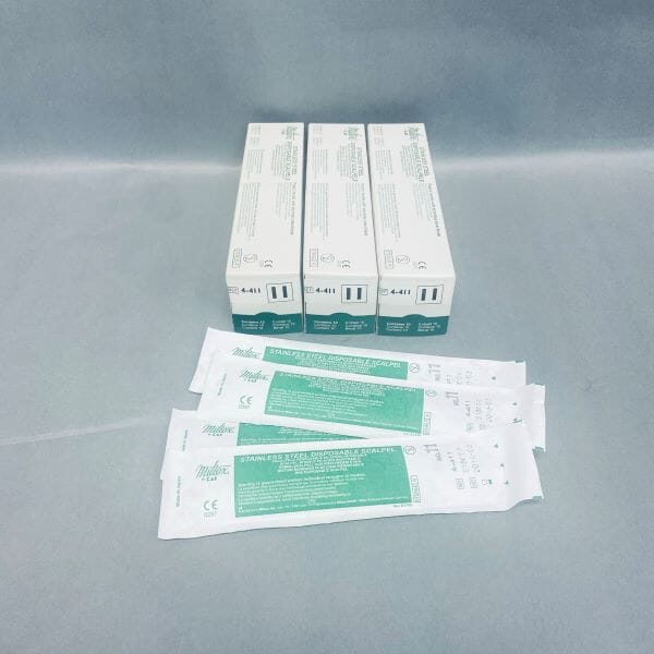 Miltex Disposable Scalpel Stainless Steel Size 11 Total of 34 Scalpels Scalpels, Surgical Blades & Handles Miltex
