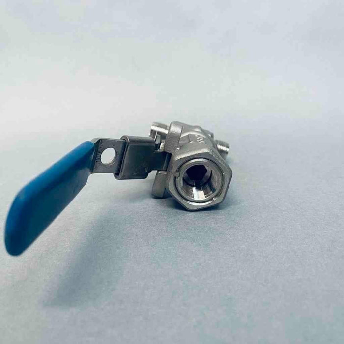 Milwaukee Valve Fire Safe Ball Valve 3/8 in. FNPT Stainless Steel Valves Milwaukee Valve